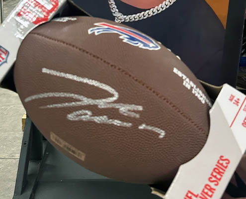Josh Allen Autographed Football