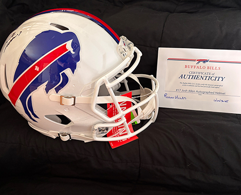 Josh Allen Autographed Helmet